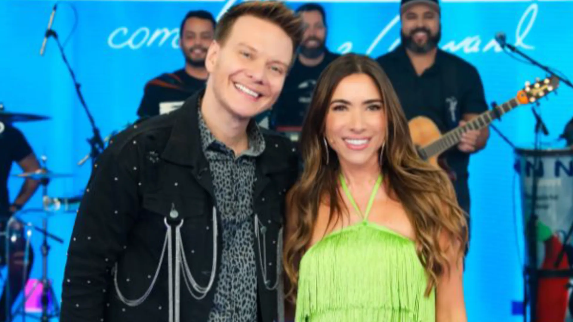 Michel Teló participa do Programa Silvio Santos