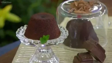 Petit gateau na air fryer da Ana Maria Braga