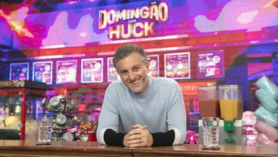 Luciano Huck na apresentação do Domingão com Huck