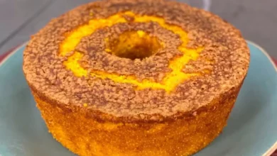 Bolo de flocão com cenoura