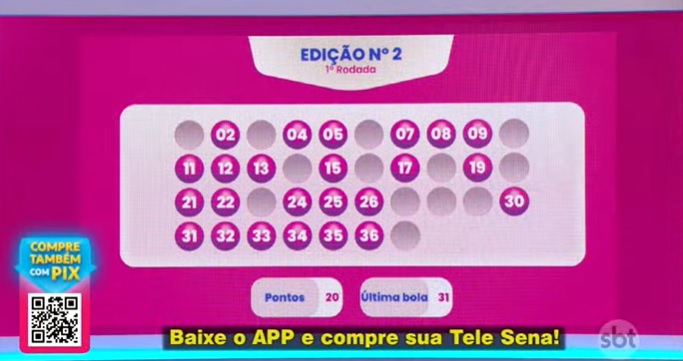 sorteio tele sena semanal edicao 02 40 mil