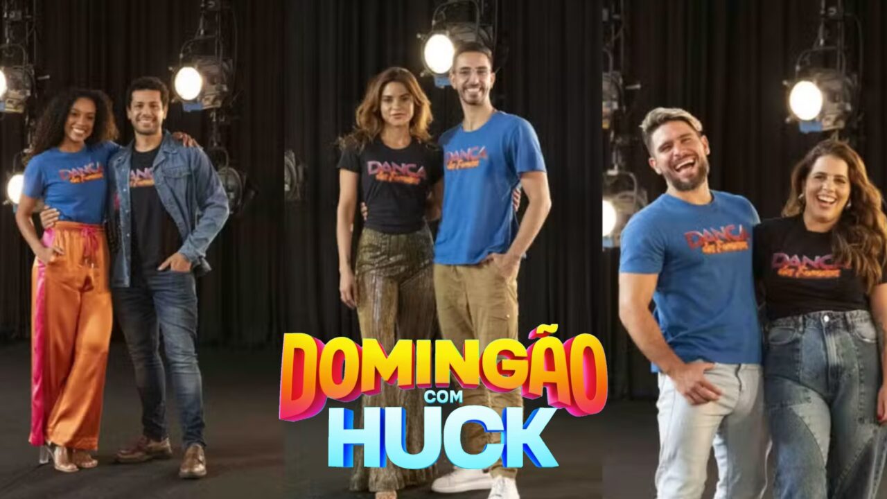 Finalistas da Dança dos Famosos 2024 no Domingão com Huck