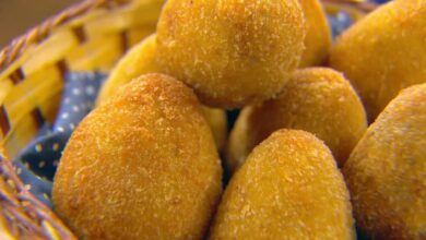 Coxinha cremosa sem massa da Ana Maria Braga