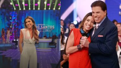 Patricia Abravanel se emociona ao gravar programa após morte de Silvio Santos