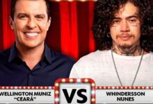 Whindersson Nunes e Ceará se enfrentam na Batalha do Lip Sync do Domingão com Huck