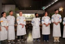 Participantes do MasterChef cozinham no restaurante de Fogaça