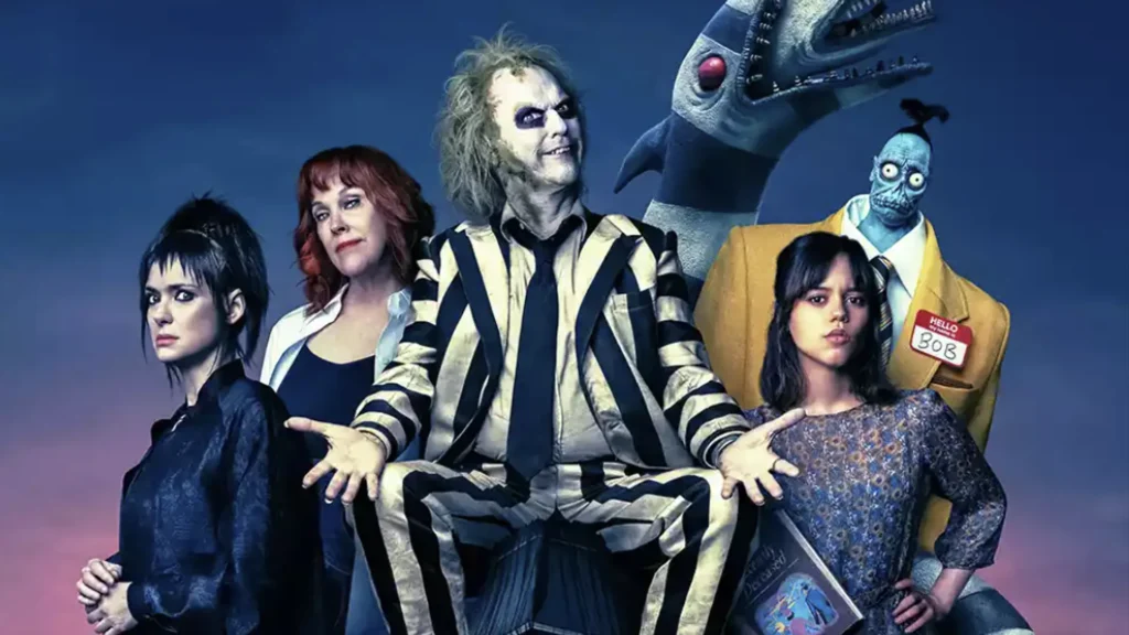 "Beetlejuice Beetlejuice" lidera as bilheterias globais pela segunda semana, com US$ 263 milhões